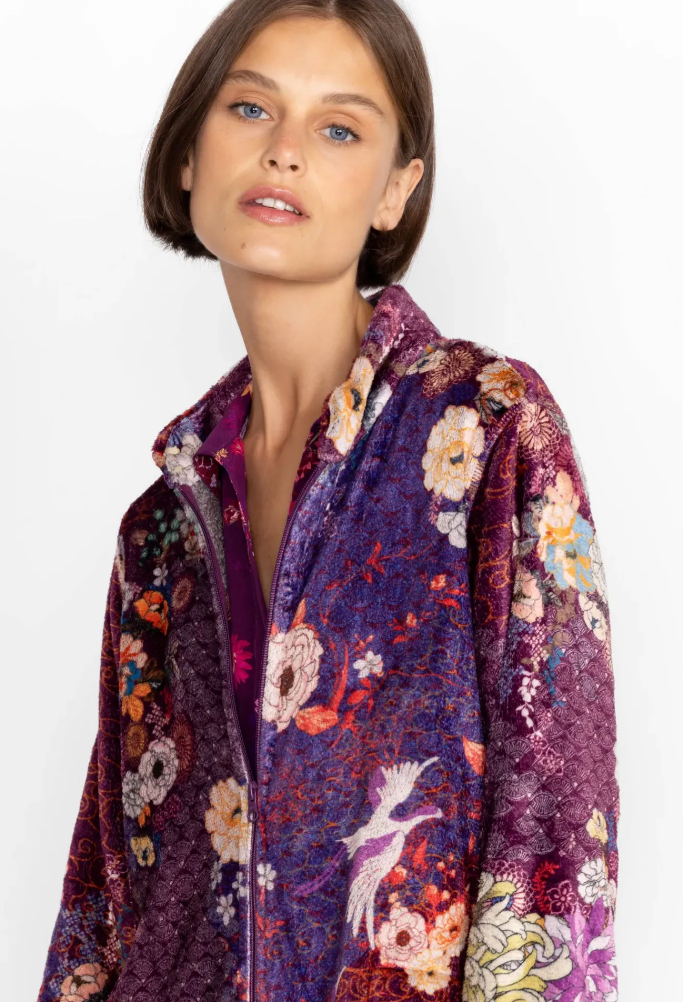 Clearance Johnny Was Zip Up Robe Phoenix